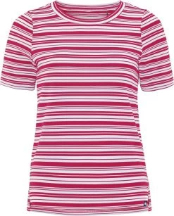 Schneider® Schneider Sportswear MAURAW Fashion-Shirt Damen Rubypink Weiß
