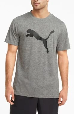 Puma Favourite Heather Cat Herren Trainings-T-Shirt Grau Schwarz 7 Puma Favourite Heather Cat Herren Trainings-T-Shirt Grau Schwarz -Sportbekleidung Geschäft 520139 03 DteKaws69Q9537