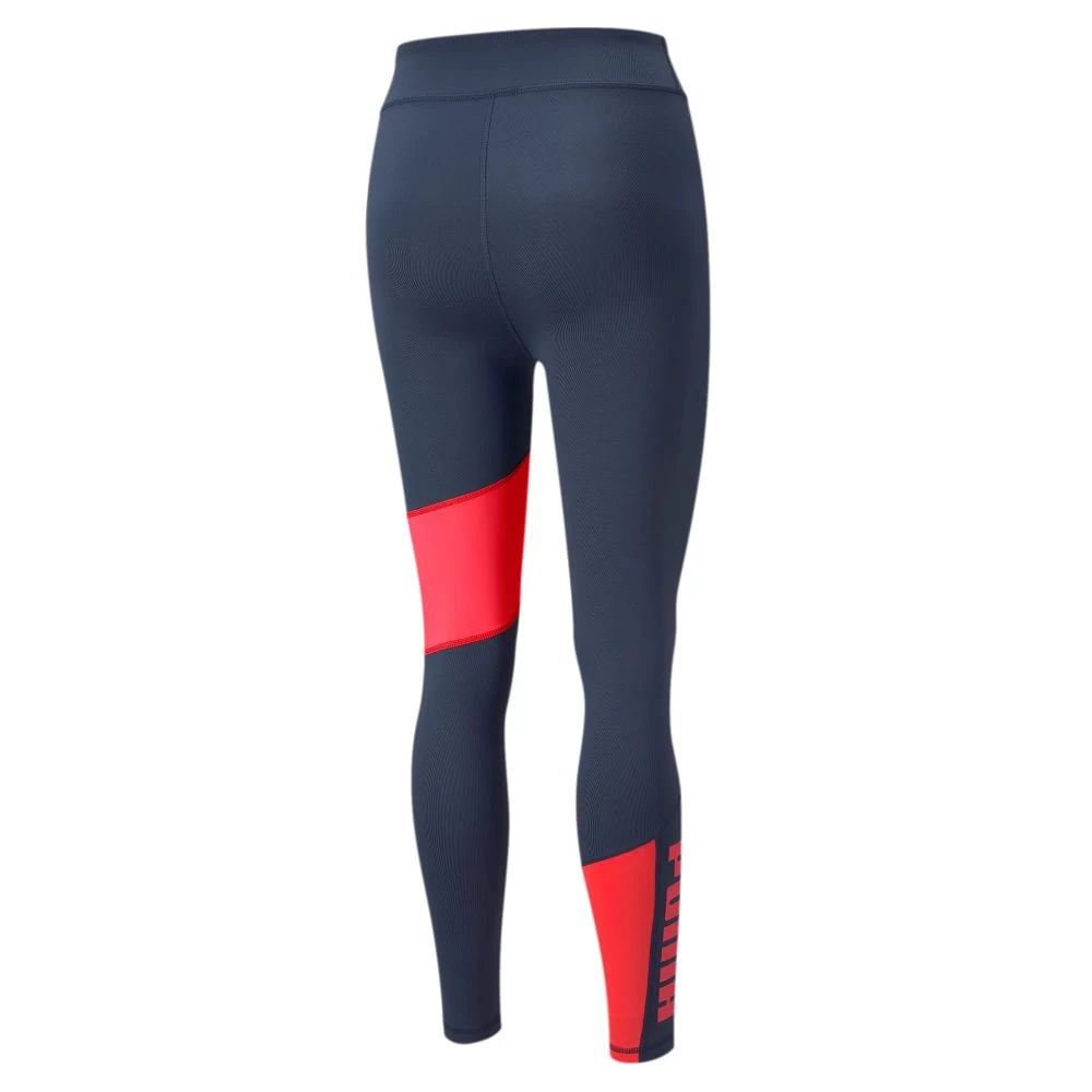 Puma Favorite Logo High Waist 7/8 Tight Damen Dunkelblau Pink 4 Puma Favorite Logo High Waist 7/8 Tight Damen Dunkelblau Pink – Bild 2