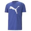 Puma Favourite Heather Cat Trainings-T-Shirt Herren Blau Heather -Sportbekleidung Geschäft 522352092 F