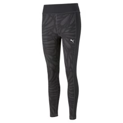 Puma Favorites AOP High Waist 7/8 Trainings-Leggings Damen Schwarz Grau