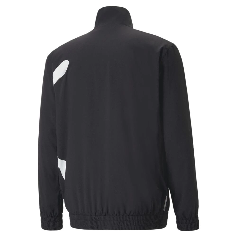 Puma Big Cat Lined Woven Trainingsjacke Herren Schwarz 4 Puma Big Cat Lined Woven Trainingsjacke Herren Schwarz – Bild 2