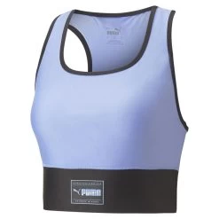 Puma Fit Skimmer Trainingstop Damen Elektro Purple Schwarz