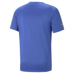 Puma Fit Trainings-T-Shirt Herren Blau Weiß -Sportbekleidung Geschäft 523098092 R