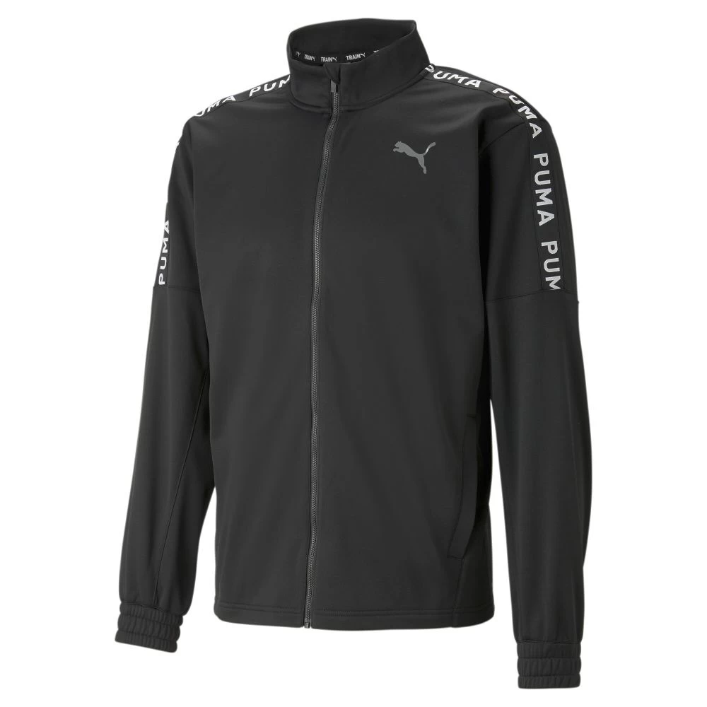 Puma Fit Light PWRFLEECE Full-Zip Trainingsjacke Herren Schwarz Weiß 3 Puma Fit Light PWRFLEECE Full-Zip Trainingsjacke Herren Schwarz Weiß