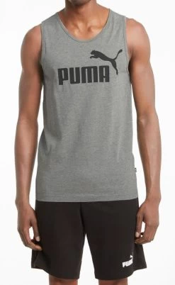 Puma Essentials Tank-Top Herren Grau -Sportbekleidung Geschäft 586670 03 DzXh7o6dHbqoCF