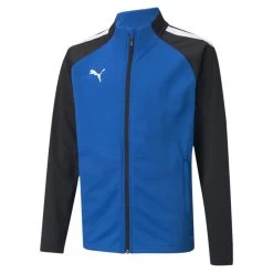 Puma TeamLIGA Training Jacke Kinder Blau Schwarz
