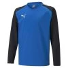 Puma TeamLIGA Training Sweatshirt Kinder Blau Schwarz