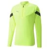 Puma TeamFINAL Herren Training 1/4 Zip Pullover Neon Gelb Schwarz -Sportbekleidung Geschäft 657375 22 V