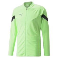 Puma TeamFINAL Herren Trainingsjacke Fizzy Lime Schwarz