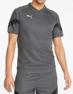 Puma TeamFINAL Herren Trainingstrikot Grau Schwarz -Sportbekleidung Geschäft 657379 13 D