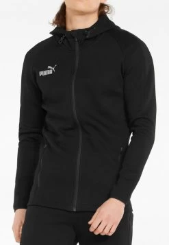 Puma TeamFINAL Herren Casuals Kapuzenjacke Schwarz -Sportbekleidung Geschäft 657383 03 D