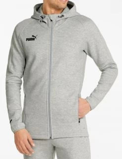 Puma TeamFINAL Herren Casuals Kapuzenjacke Hellgrau -Sportbekleidung Geschäft 657383 33 DALyc37PmZA8uV