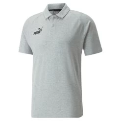 Puma TeamFINAL Herren Casuals Poloshirt Hellgrau