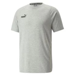 Puma TeamFINAL Herren Casuals T-Shirt Hellgrau
