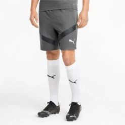 Puma TeamFINAL Herren Trainingsshorts Grau Schwarz -Sportbekleidung Geschäft 657553 13 D