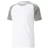 Puma TeamCUP Casuals T-Shirt Herren Weiß Grau -Sportbekleidung Geschäft 65799204 F