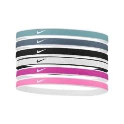 Nike Swoosh Stirnband Tipped 6er Pack Unisex Mehrfarbig