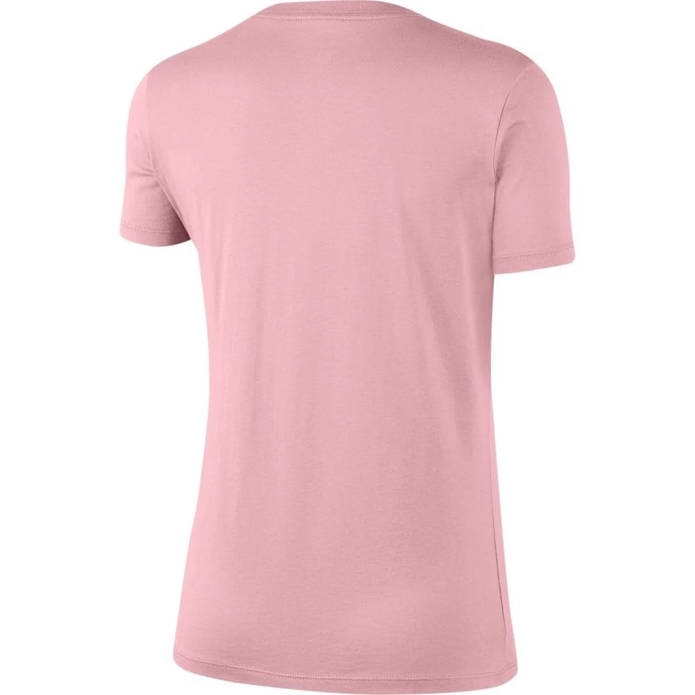 Nike Sportswear Essential T-Shirt Damen Pink Schwarz 4 Nike Sportswear Essential T-Shirt Damen Pink Schwarz – Bild 2