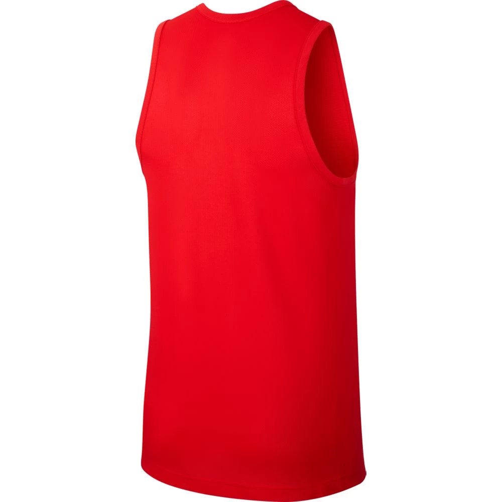 Nike Dri-FIT Basketballoberteil Herren Rot Weiß 4 Nike Dri-FIT Basketballoberteil Herren Rot Weiß – Bild 2