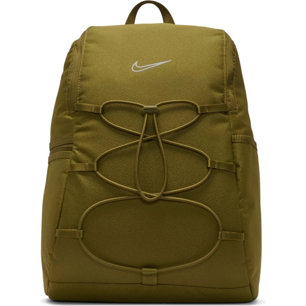 Nike One Damen-Trainingsrucksack 16L Olive Silber 3 Nike One Damen-Trainingsrucksack 16L Olive Silber