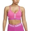 Nike Indy Gepolsterter Sport-BH Damen Pink Weiß -Sportbekleidung Geschäft CZ4456 606 F