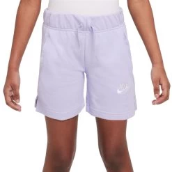 Nike Sportswear Club French-Terry-Shorts Mädchen Helllila Weiß