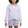 Nike Sportswear Club Fleece Hoodie Mädchen Helllila Weiß