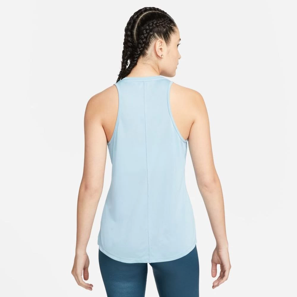 Nike Dri-FIT One Tanktop Mit Standard-Passform Damen Hellblau 4 Nike Dri-FIT One Tanktop Mit Standard-Passform Damen Hellblau – Bild 2