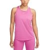 Nike Dri-FIT One Tanktop Damen Fuchsia Weiß