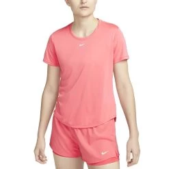 Nike Dri-FIT One Kurzarm-Oberteil Damen Sea Coral Weiß
