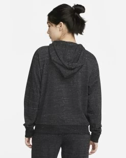 Nike Sportswear Gym Vintage Hoodie Damen Schwarz -Sportbekleidung Geschäft DM6388 010 Rz1JH5O5NzfO7j