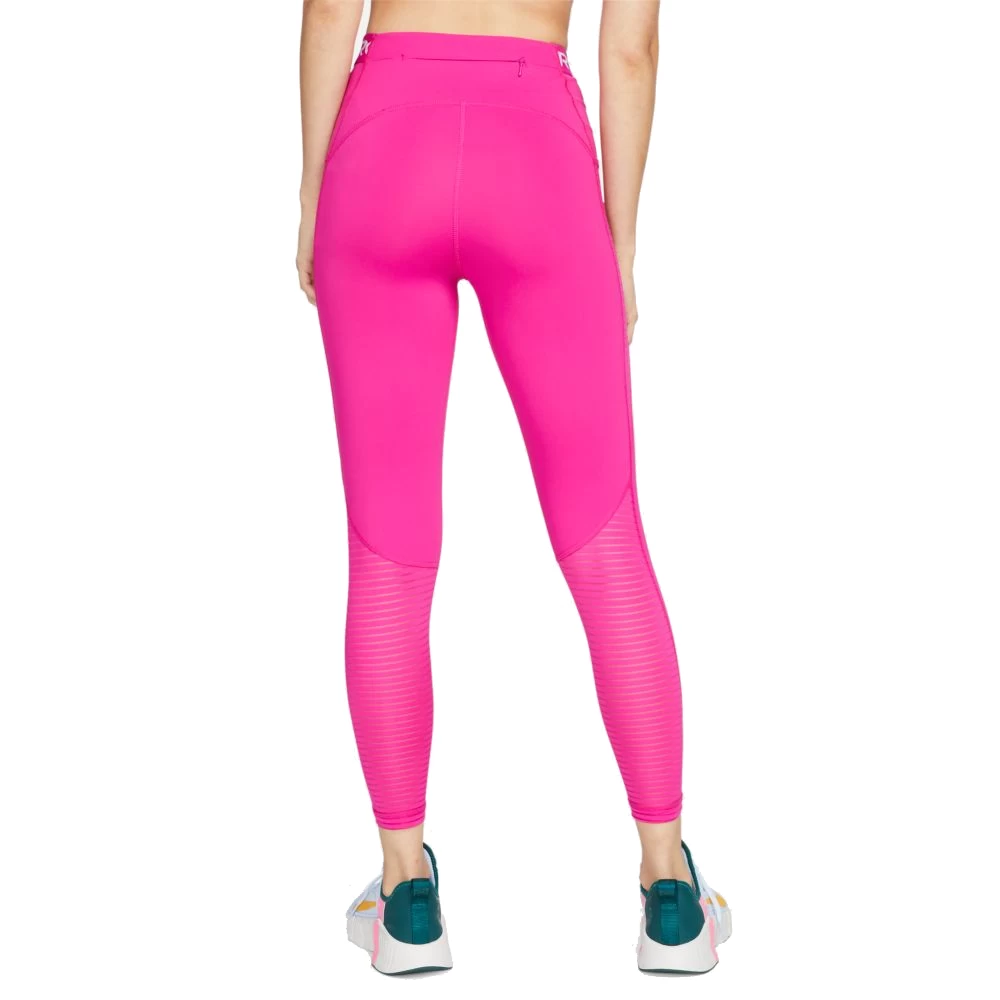 Nike Pro Dri-FIT Leggings Damen Magenta Weiß 4 Nike Pro Dri-FIT Leggings Damen Magenta Weiß – Bild 2