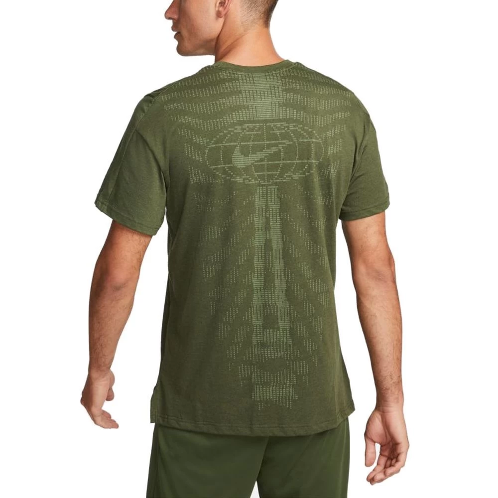 Nike Pro Dri-FIT Kurzarm-Oberteil Herren Olive 4 Nike Pro Dri-FIT Kurzarm-Oberteil Herren Olive – Bild 2