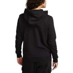 Nike Sportswear Club Fleece Hoodie Damen Schwarz Weiß -Sportbekleidung Geschäft DQ5775 010 2