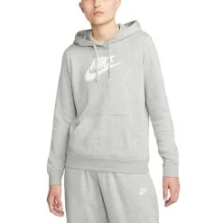 Nike Sportswear Club Fleece Hoodie Damen Grau