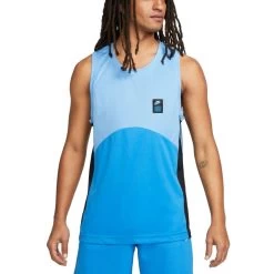 Nike Dri-FIT Starting 5 Basketballshirt Herren Türkis Schwarz Hellblau