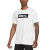 Nike F.C. T-Shirt Herren Weiß Schwarz 1 Nike F.C. T-Shirt Herren Weiß Schwarz -Sportbekleidung Geschäft DR7731 100 1