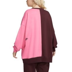 Nike Sportswear Überextragroßes Fleece-Tanz-Sweatshirt Damen Dunkelrot Pink -Sportbekleidung Geschäft DV0328 652 RcBZDqvzBQ35fb