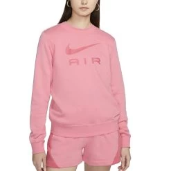 Nike Air Fleece-Sweatshirt Damen Pink Coral