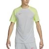 Nike Dri-FIT Strike Kurzarm-Fußballoberteil Herren Hellgrau Volt -Sportbekleidung Geschäft DV9237 043 F
