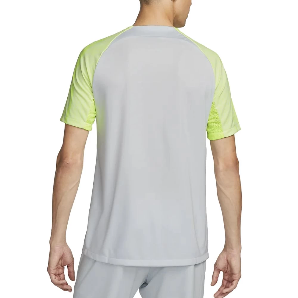 Nike Dri-FIT Strike Kurzarm-Fußballoberteil Herren Hellgrau Volt 4 Nike Dri-FIT Strike Kurzarm-Fußballoberteil Herren Hellgrau Volt – Bild 2