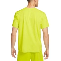 Nike Hyverse Vielseitiges Nike Dri-FIT UV Kurzarm-Oberteil Herren Gelb Schwarz -Sportbekleidung Geschäft DV9839 308 R