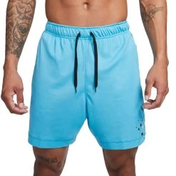 Nike Dri-FIT Totality Dye Knit Unlined 7 Fitnessshorts Herren Hellblau