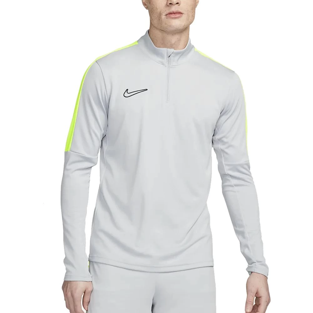 Nike Academy Dri-FIT Global Football Oberteil Herren Hellgrau Schwarz 3 Nike Academy Dri-FIT Global Football Oberteil Herren Hellgrau Schwarz