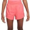 Nike Dri-FIT One Web-Trainingsshorts Mädchen Coral
