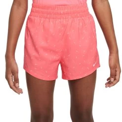 Nike Dri-FIT One Web-Trainingsshorts Mädchen Coral