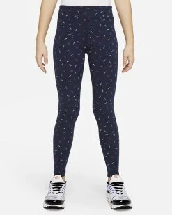 Nike Sportswear Essential Leggings Kinder Navy Weiß