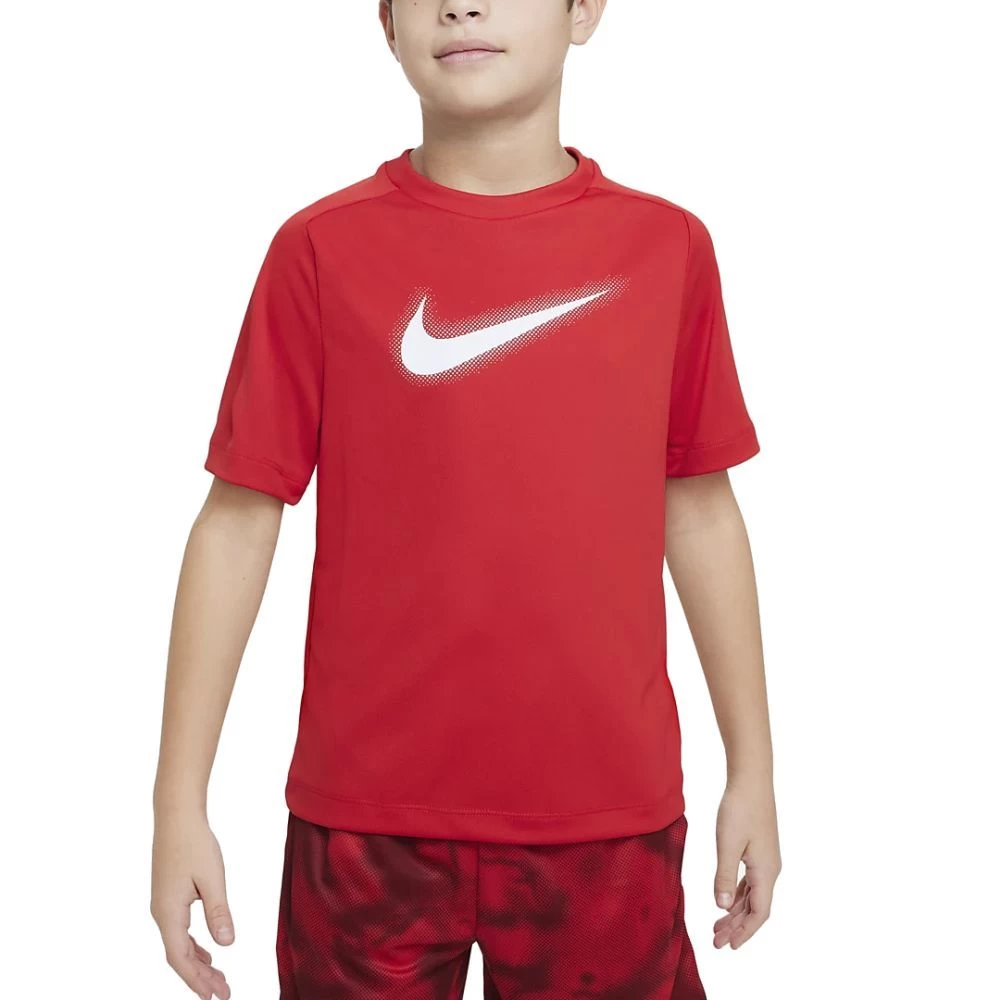 Nike Multi Dri-FIT Trainingsoberteil Kinder Rot Weiß 3 Nike Multi Dri-FIT Trainingsoberteil Kinder Rot Weiß