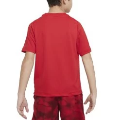 Nike Multi Dri-FIT Trainingsoberteil Kinder Rot Weiß 5 Nike Multi Dri-FIT Trainingsoberteil Kinder Rot Weiß -Sportbekleidung Geschäft DX5386 657 R
